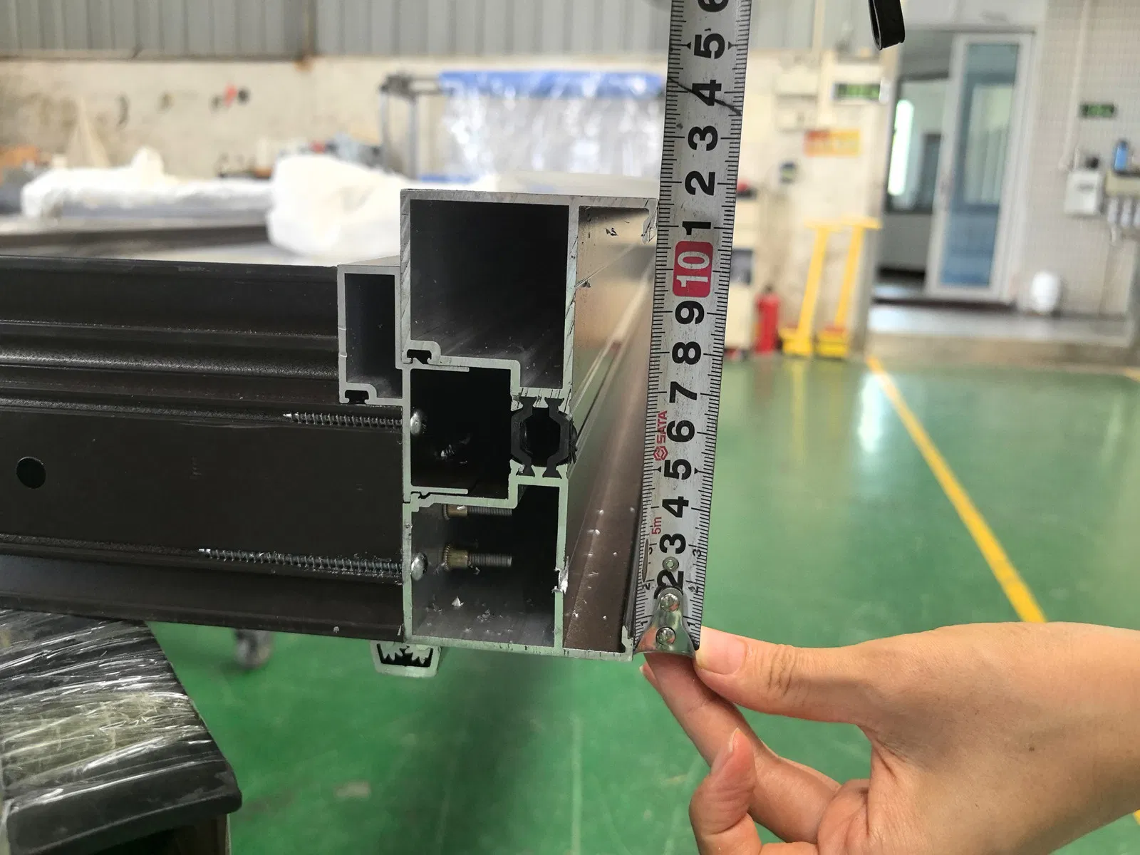 Aluminium Alloy Glass Storefront Door Store Front Shop Front Door Commercial Doors and Windows