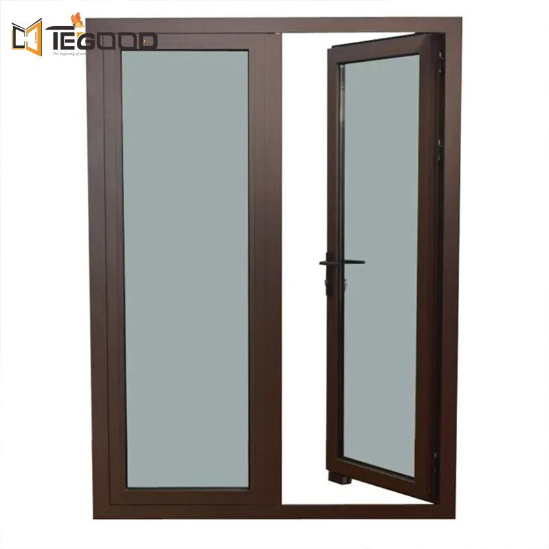 Aluminum Frame Front Door Entrance Swing Door/ Spring Floor Shop