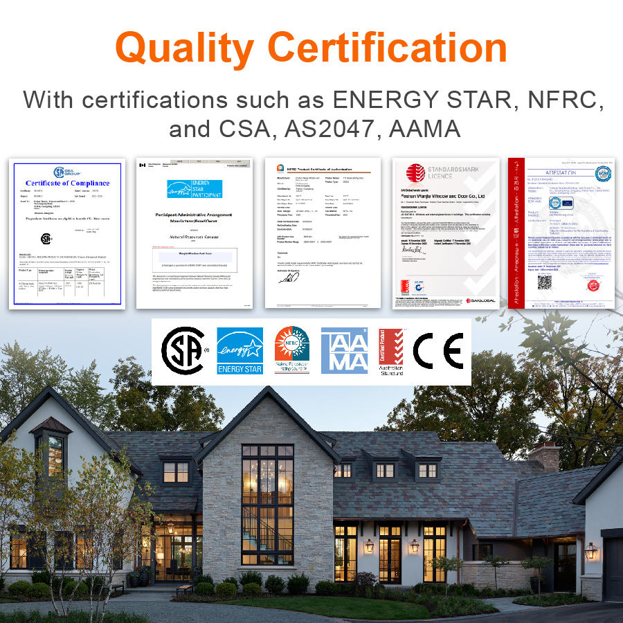 French Style Double Glazed Aluminum Sliding Glass Aluminium Frame Sliding Doors