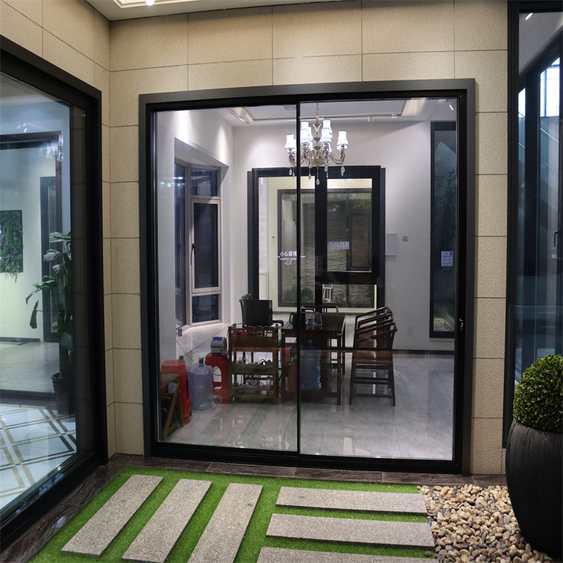 Storm Balcony Door with Impact Glass and Reinforced Aluminum Frame