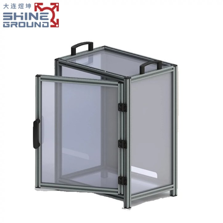 Elegant Aluminium Profile Security Doors with Stylish Glass Panels