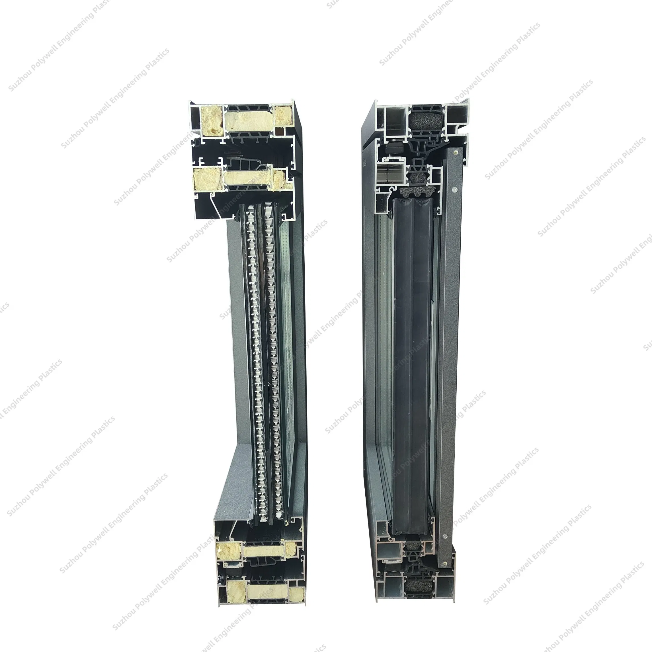 Aluminum Alloy Frame Casement Window Kitchen Double Glaze Aluminum Bay Sliding Window