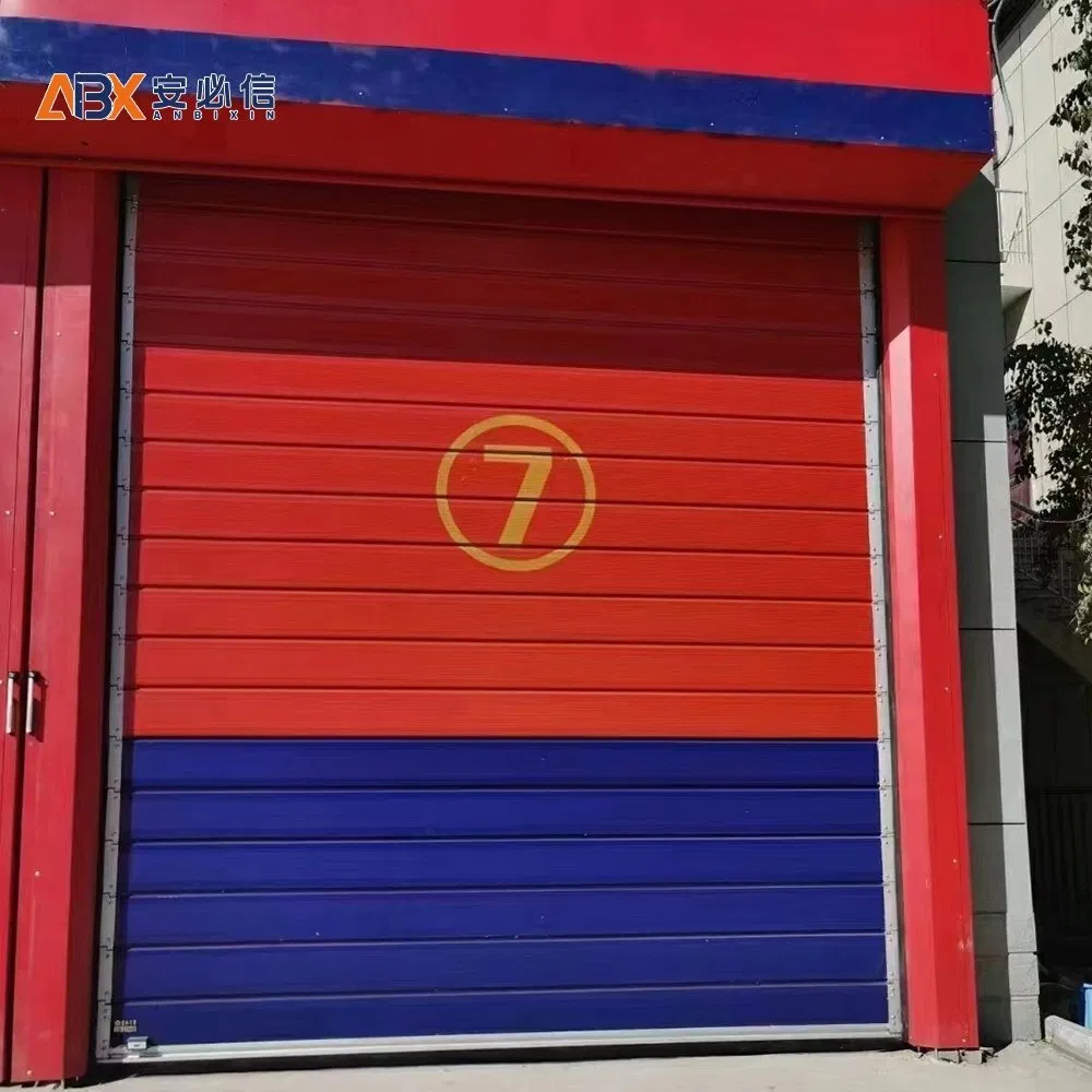 Moisture-Resistant 40mm Total Door Panel Thickness Turbo Automatic Hard Warehouse Fast Door