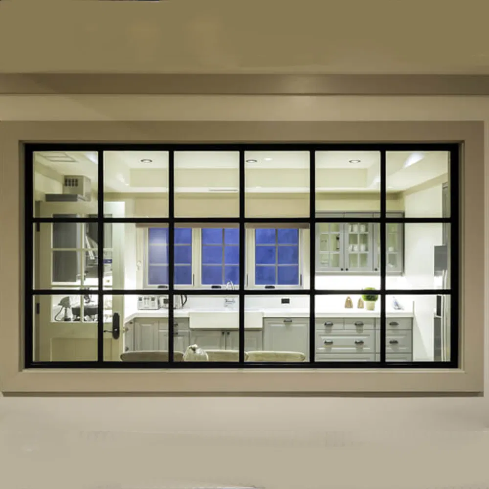 Aluminum Thermal Break Fixed Window for Villa Tall Building