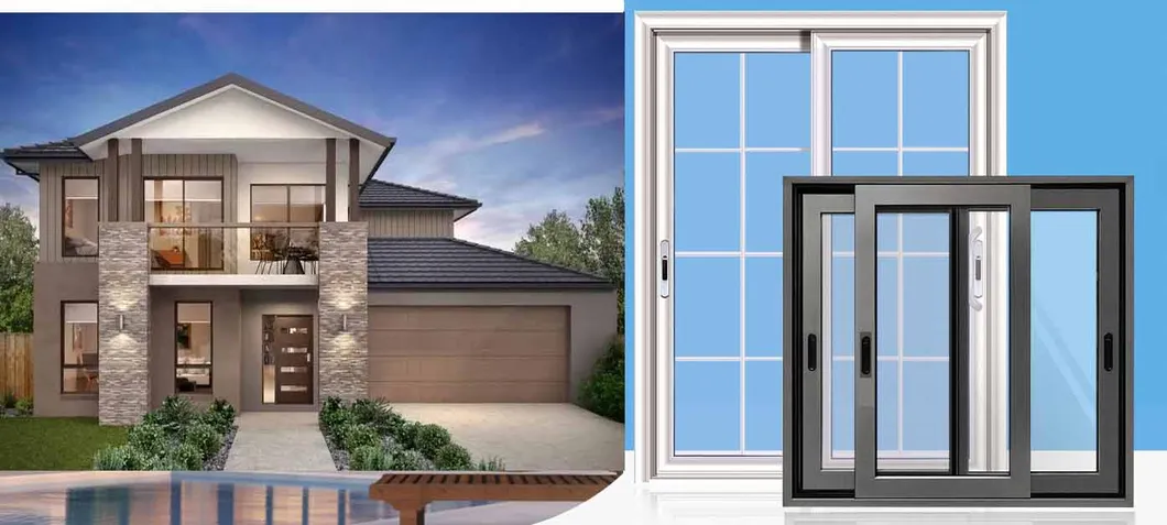 Australian Style Aluminium Window Glass Door
