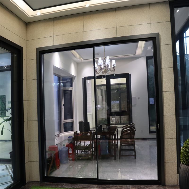 Storm Balcony Door with Impact Glass and Reinforced Aluminum Frame