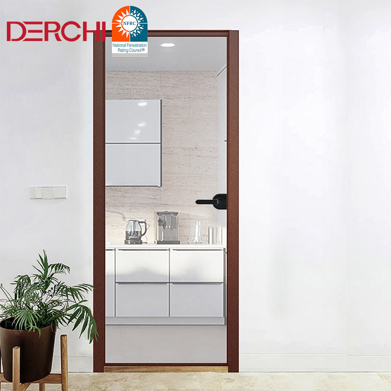 Wholesale Aluminum Door Exterior House Door Tempered Glass Casement Doors