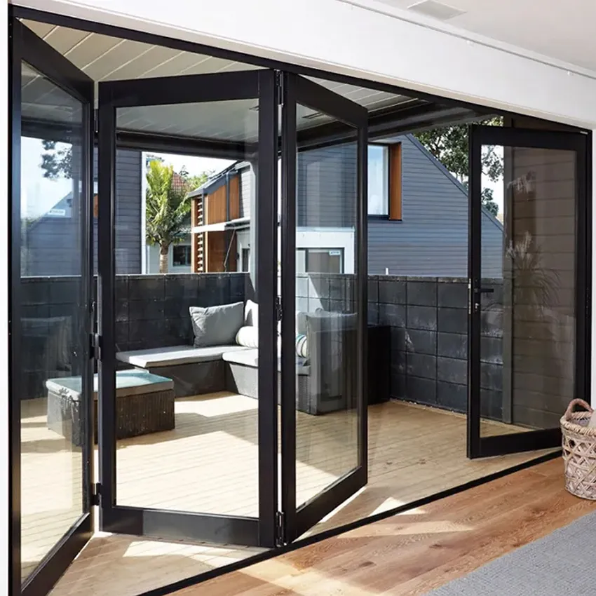 Aluminium Folding Door View