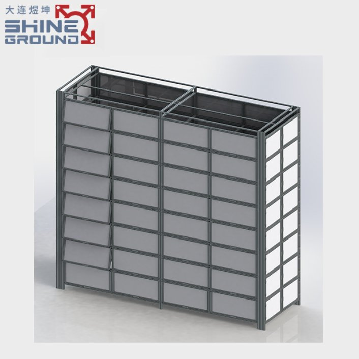 Elegant Aluminium Profile Security Doors with Stylish Glass Panels