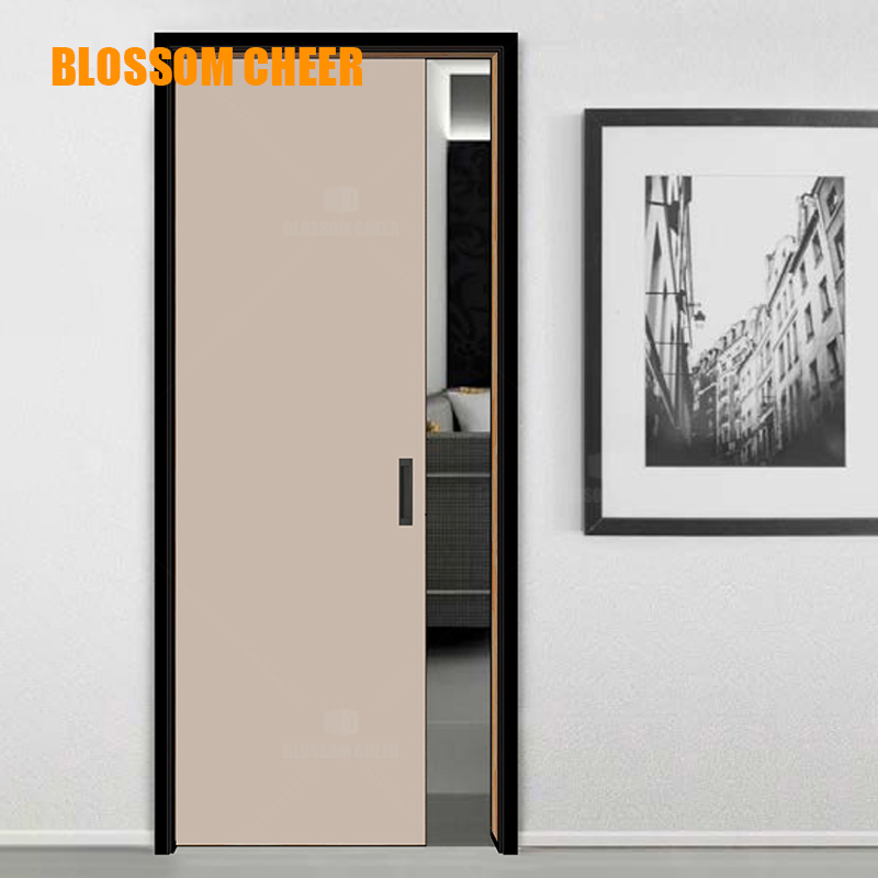 Stylish Black Aluminum Casement Door for Modern Bedrooms