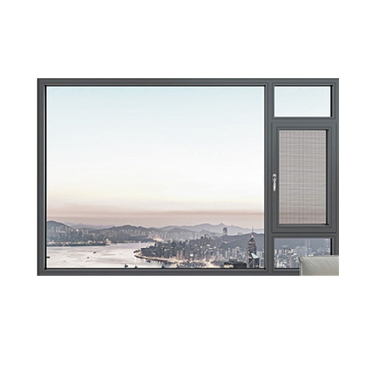 Kdsbuilding Aluminium Windows and Doors Tempered Glass Bay Picture Fixed Casement Window