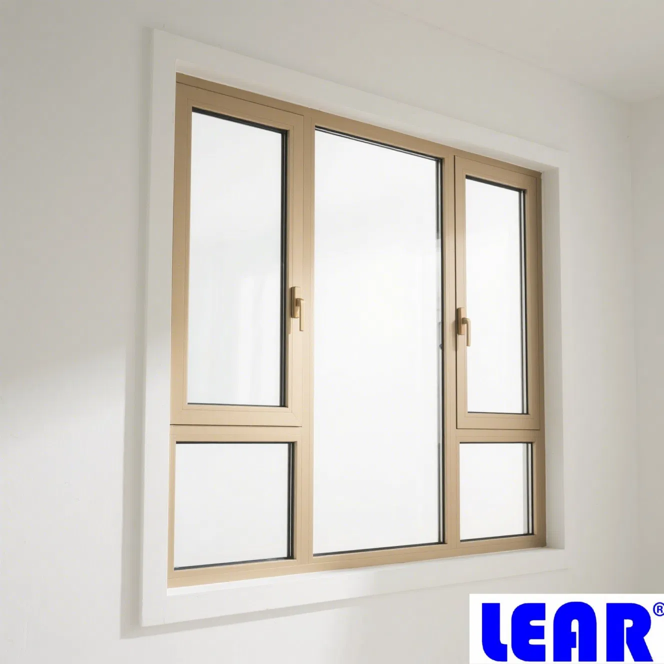 Three Door Bi-Folding Elegant Casement Aluminium Window with Water Proof