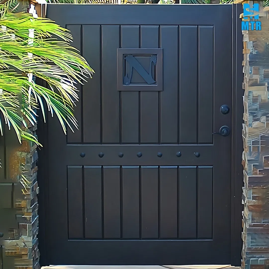 Full Form and Size Elegant Luxury Garden Aluminum Sliding Security Door