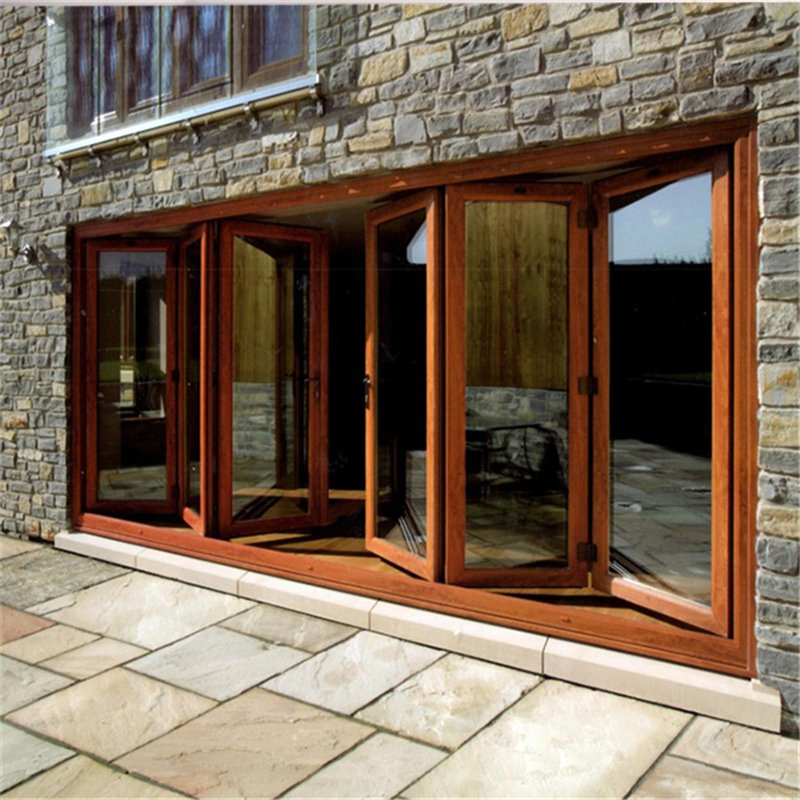 Outdoor Aluminum Folding Door Industrial Aluminium Profile for Modern Style Glass Doors