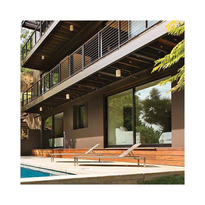 Door USA Florida Commercial &amp; Villa Project Use Storm Impact Aluminium Glass Door