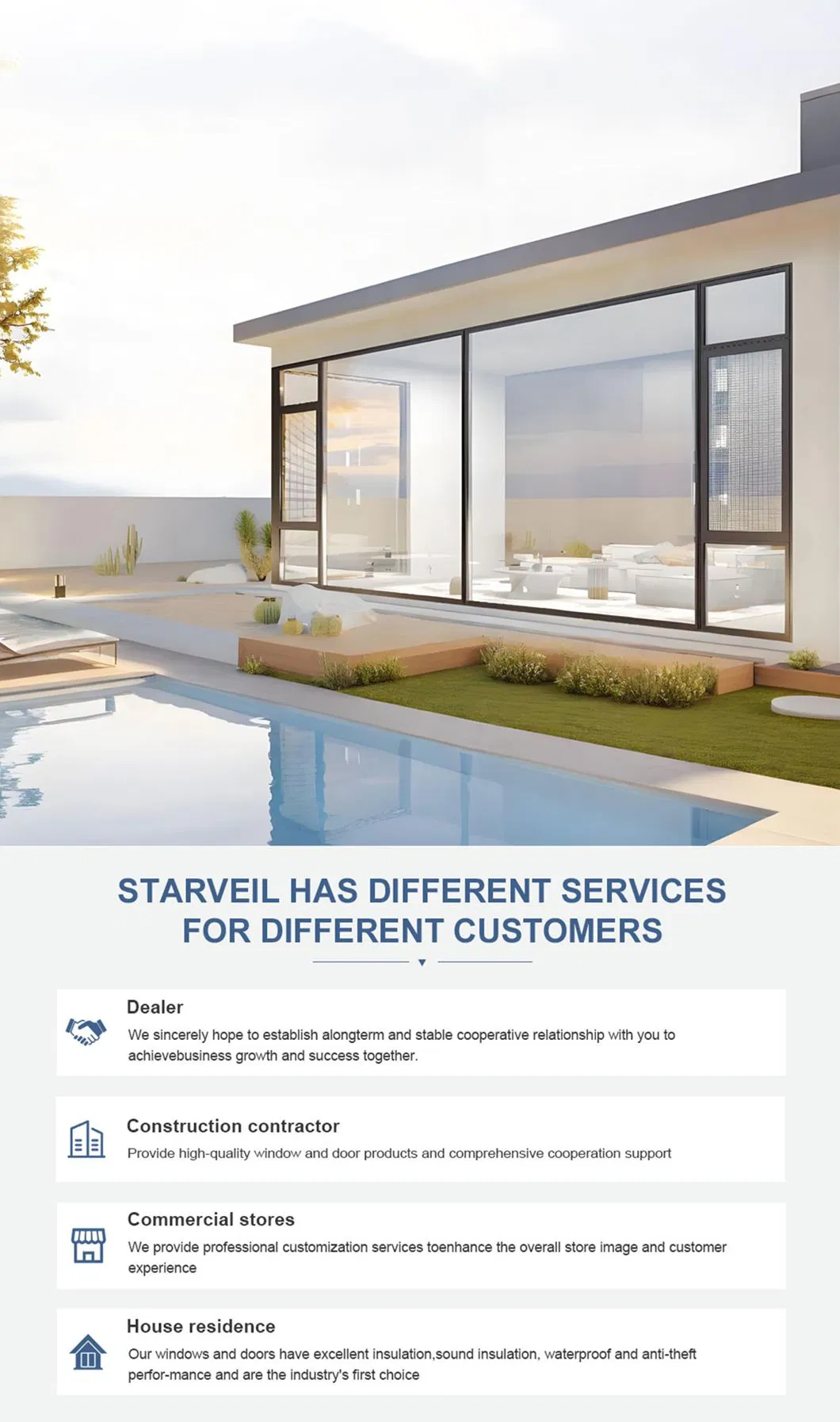 Double Glazing Aluminum Window Details