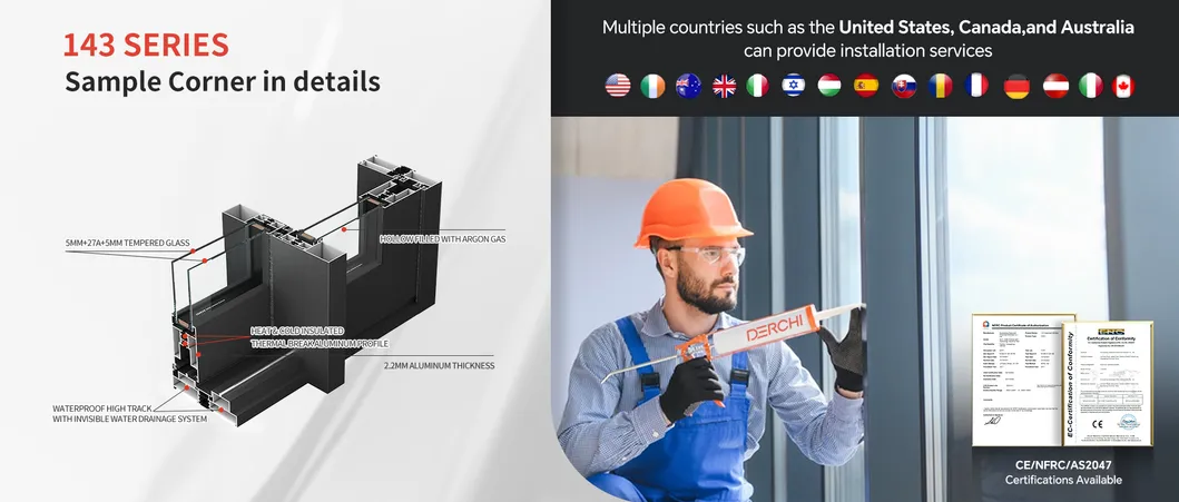 Aluminum Sliding Door View 1