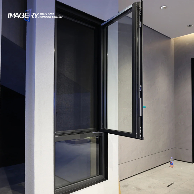 Good Service Alloy Waterproof and Doors Aluminium Double Glazed Aluminum Swing Windows