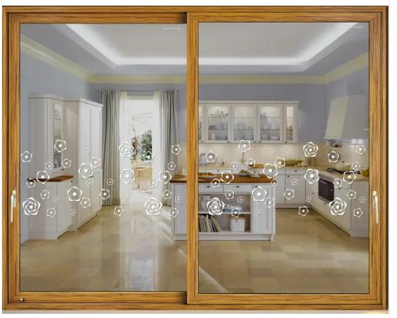 Aluminum Window Fixed Sliding Window/Hurricane Impact Windows