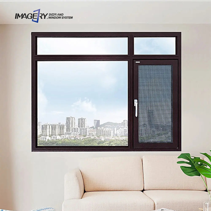 Good Service Alloy Waterproof and Doors Aluminium Double Glazed Aluminum Swing Windows