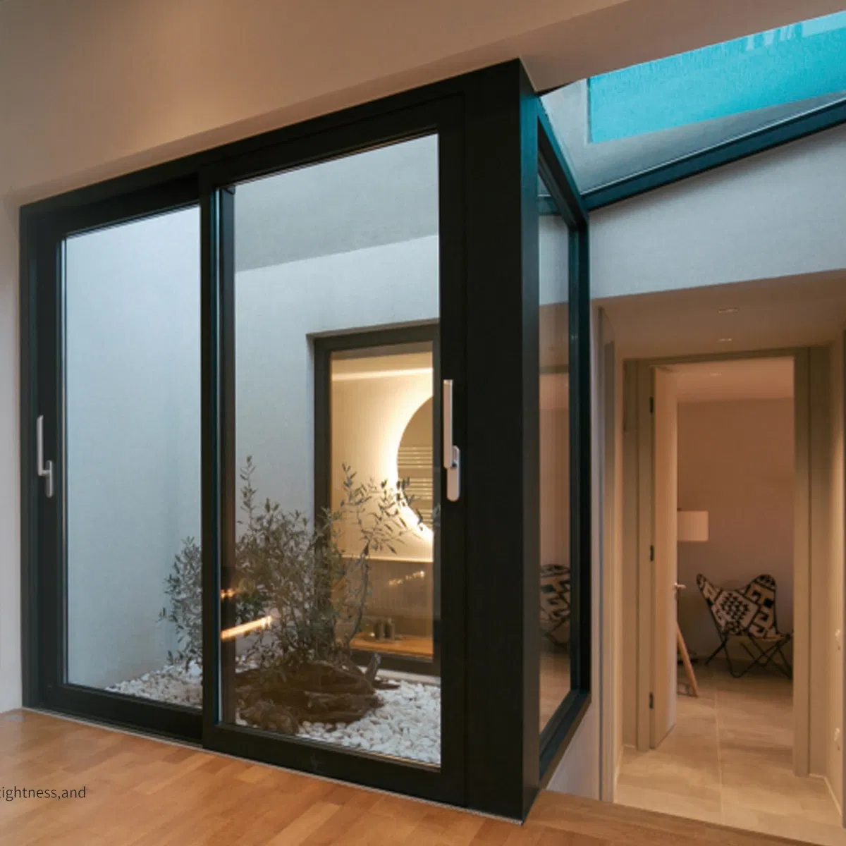 Custom Aluminum Alloy Sliding Door for Large Openings and Balconies