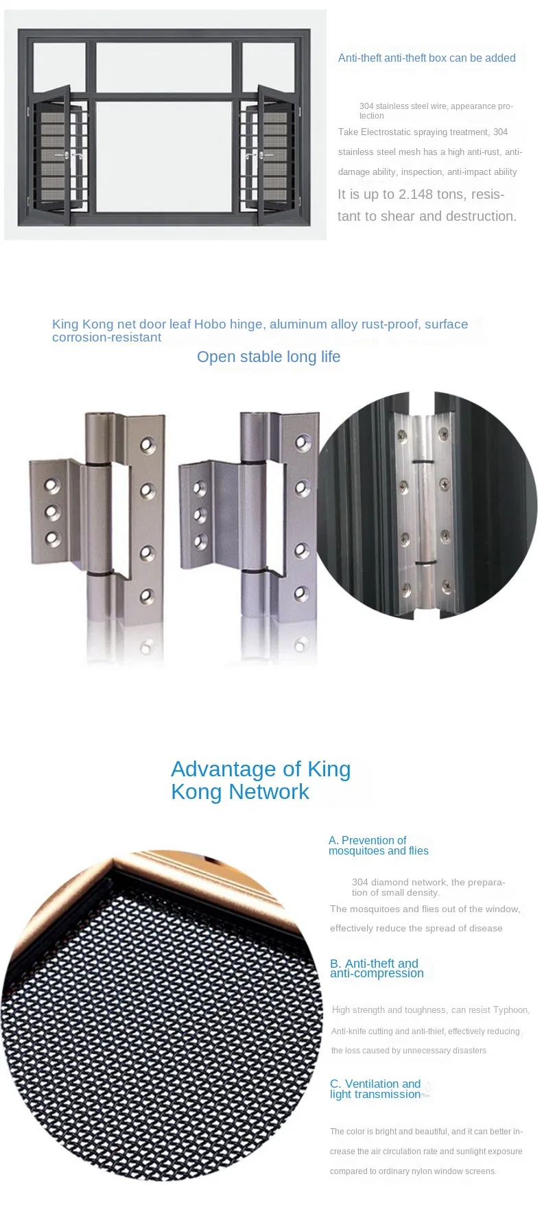 Metal Steel Casement Features