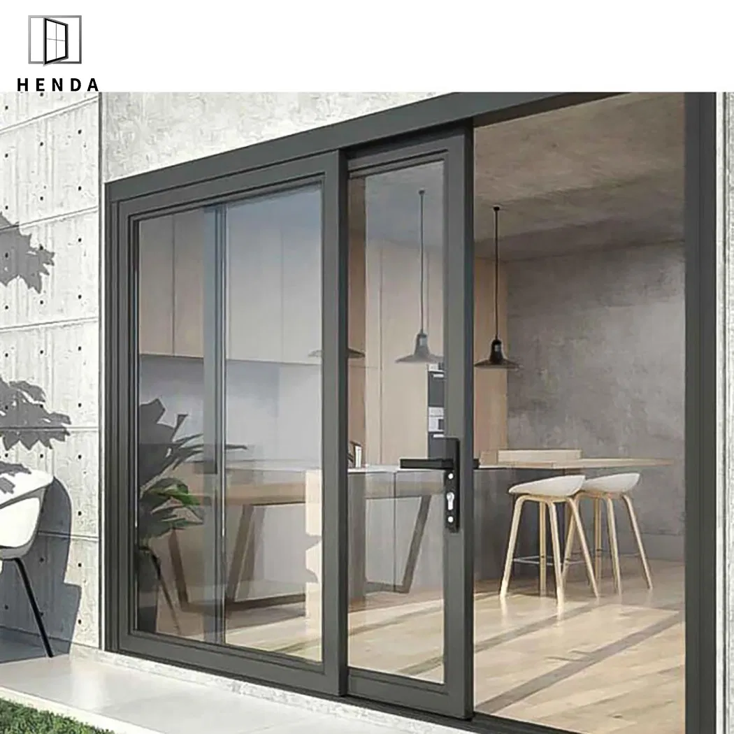 Heavy Duty Sliding Door, Aluminum Door Profile Heat Insulation Sliding Glass Door, Wholesale Price New Design Sliding Door, Exterior Door