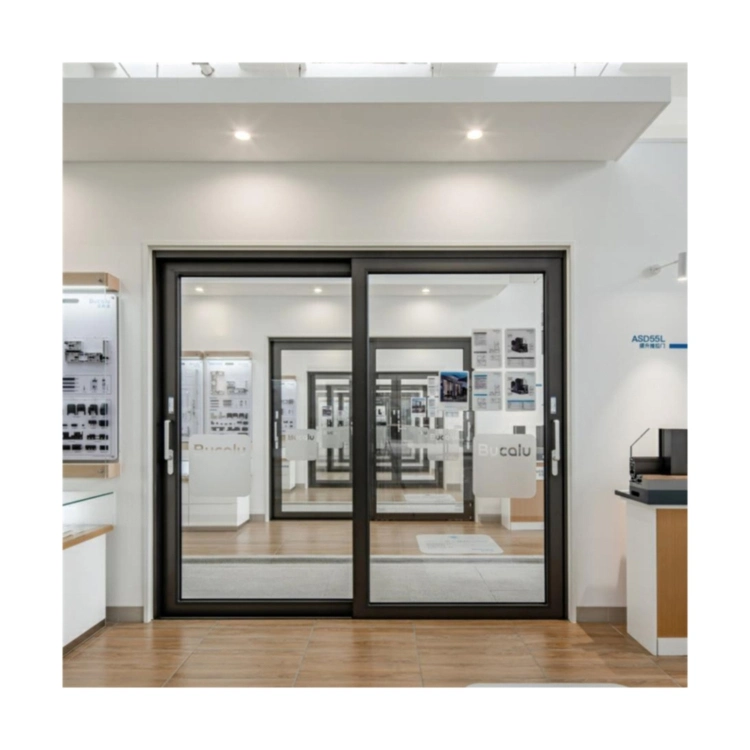 High Quality Factory Wholesale Aluminium Profile Glass Sliding Door