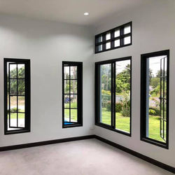 Modern Popular Double Glazed Aluminum Soundproof Casement Bay Aluminum Windows