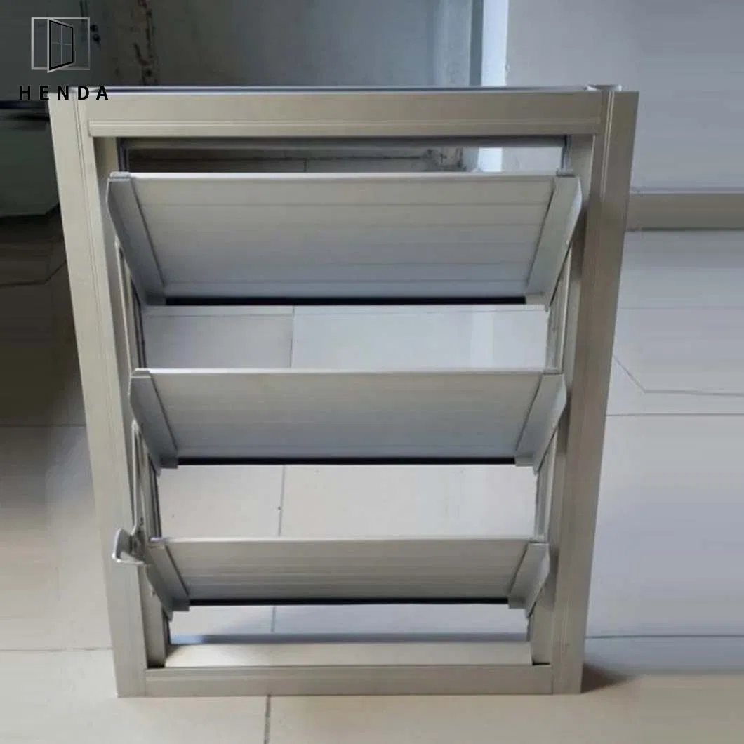 China Manufacturer Aluminium Alloy Adjustable Shutter Fixed Aluminium Louver Window