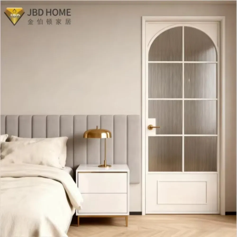 Slim Frame Modern Glass Casement Door Aluminium Profile for House Renovation Project