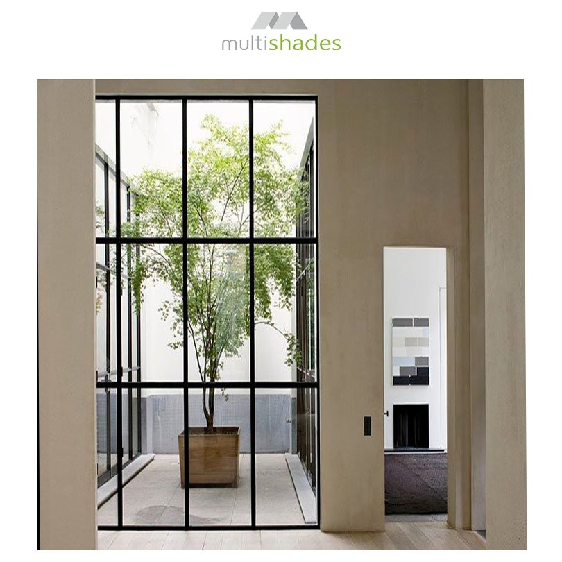 Multishades Minimalist Aluminum Casement Sealed Window Gym Commercial Soundproof Shockproof Custom Size Factory Direct