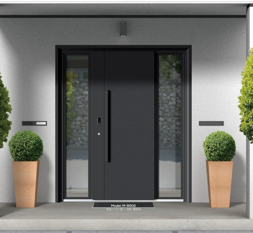 Aluminum Profile Glass Cast Front Door