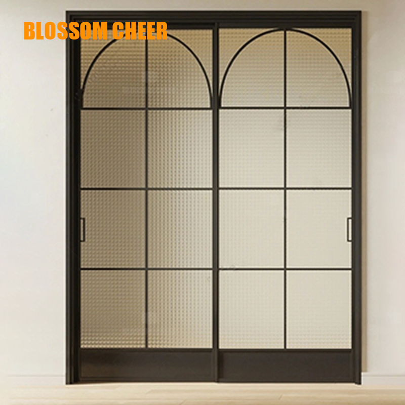 Custom Windows and Doors Aluminium Wooden Window Design Waterproof Glass Louver Door
