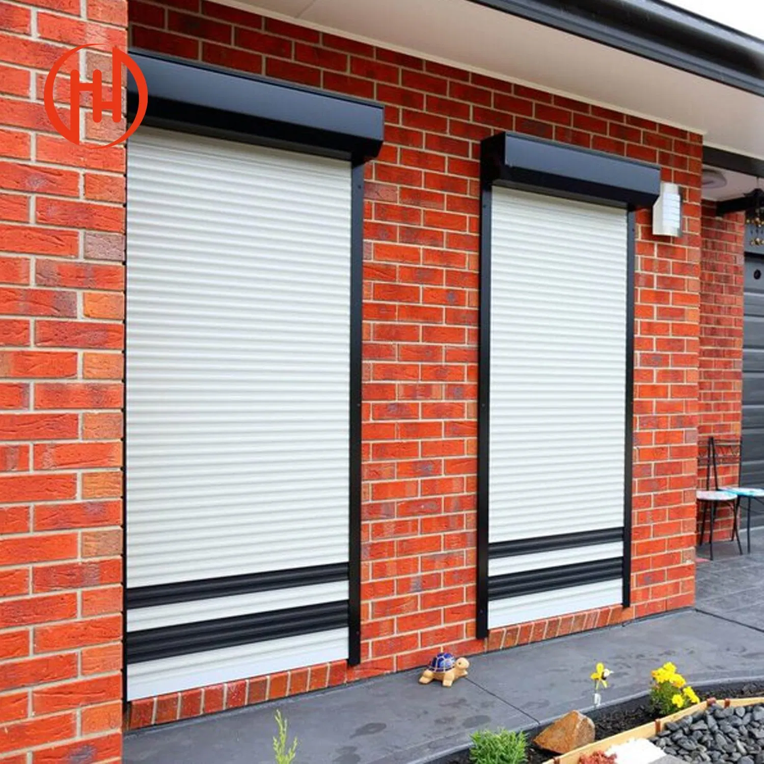 Automatic Security Aluminium Metal Rolling Roll up Shutter Door Hurricanes Storm Roller Shutters Door