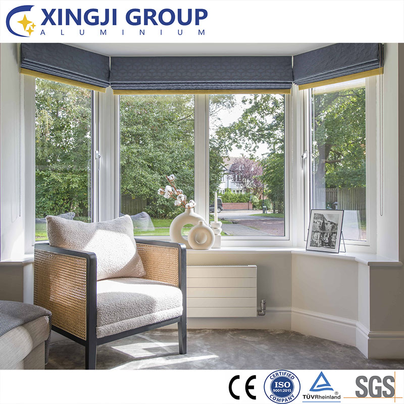 Double Glazed Aluminum House Windows and Doors Aluminium Casement/Swing/Bay/Bow Window
