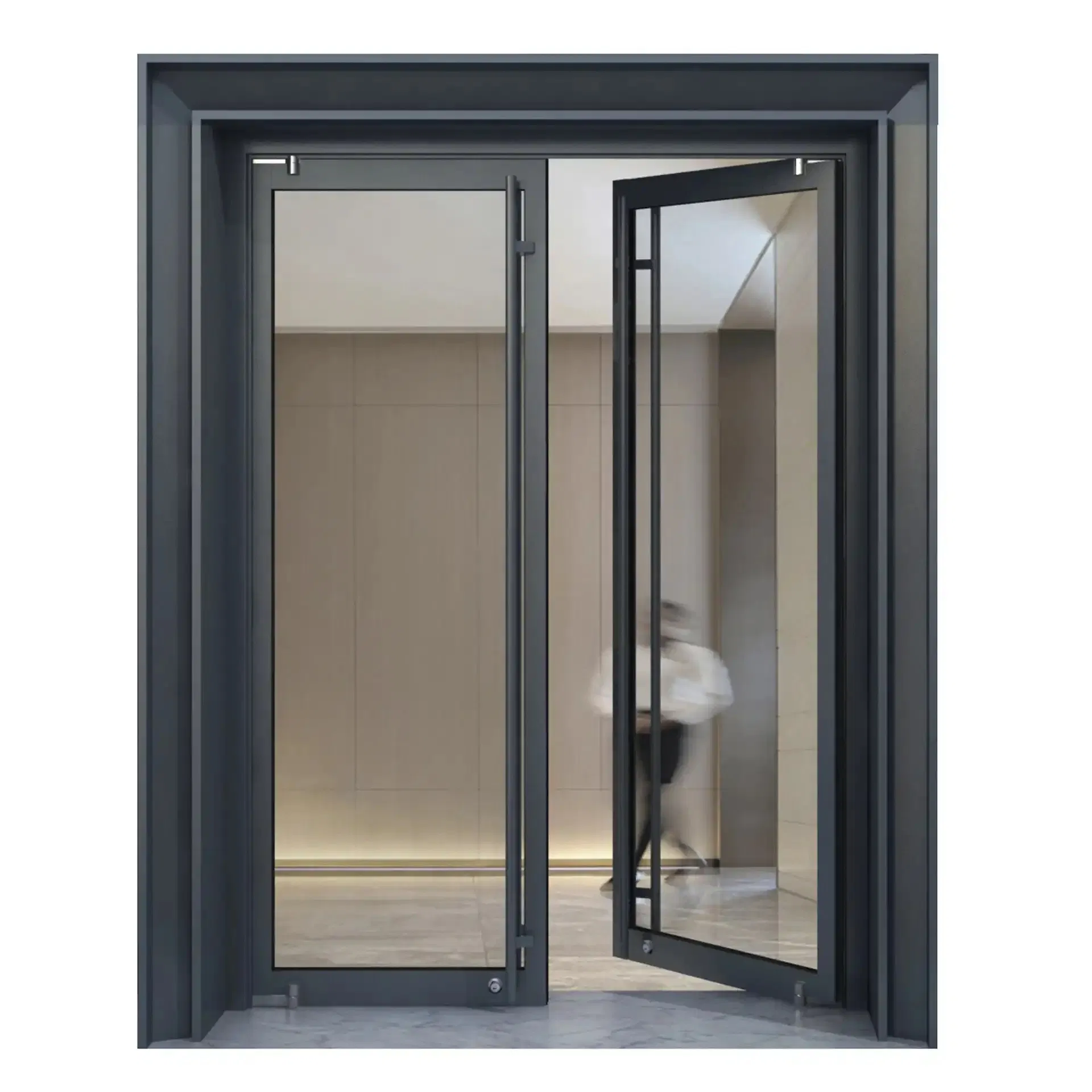 Factory Price Aluminum Profile Premium Quality Modern Design Aluminum Alloy Casement Door