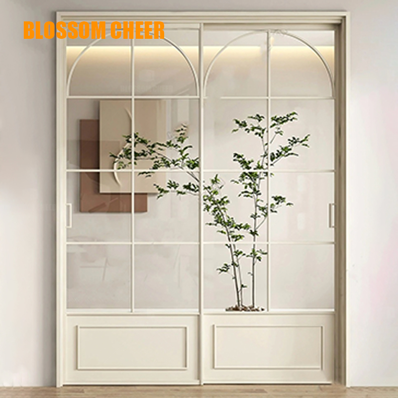 Custom Windows and Doors Aluminium Wooden Window Design Waterproof Glass Louver Door