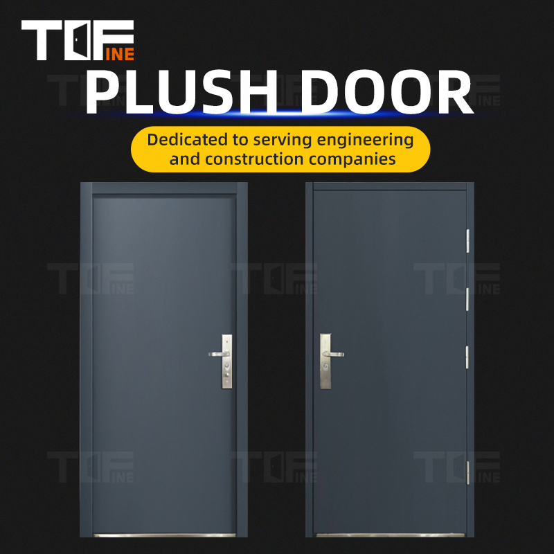 Hollow Metal Galvanized Steel Aluminium Profile Slab Solid Core Honeycomb Aluminum Interior Flush Bolt Door Price