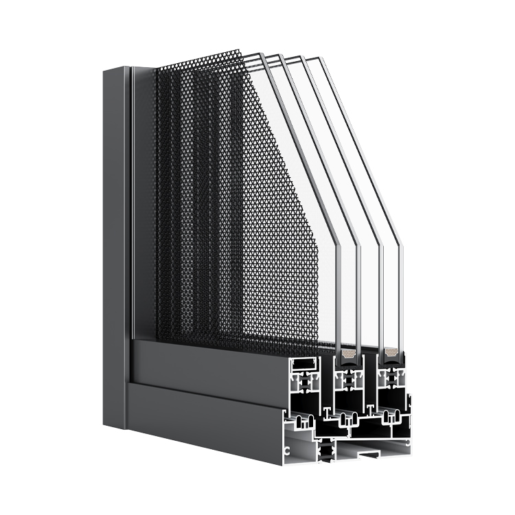 Slimline Design Slim Aluminium Sliding Windows Aluminum Horizontal Glider Window