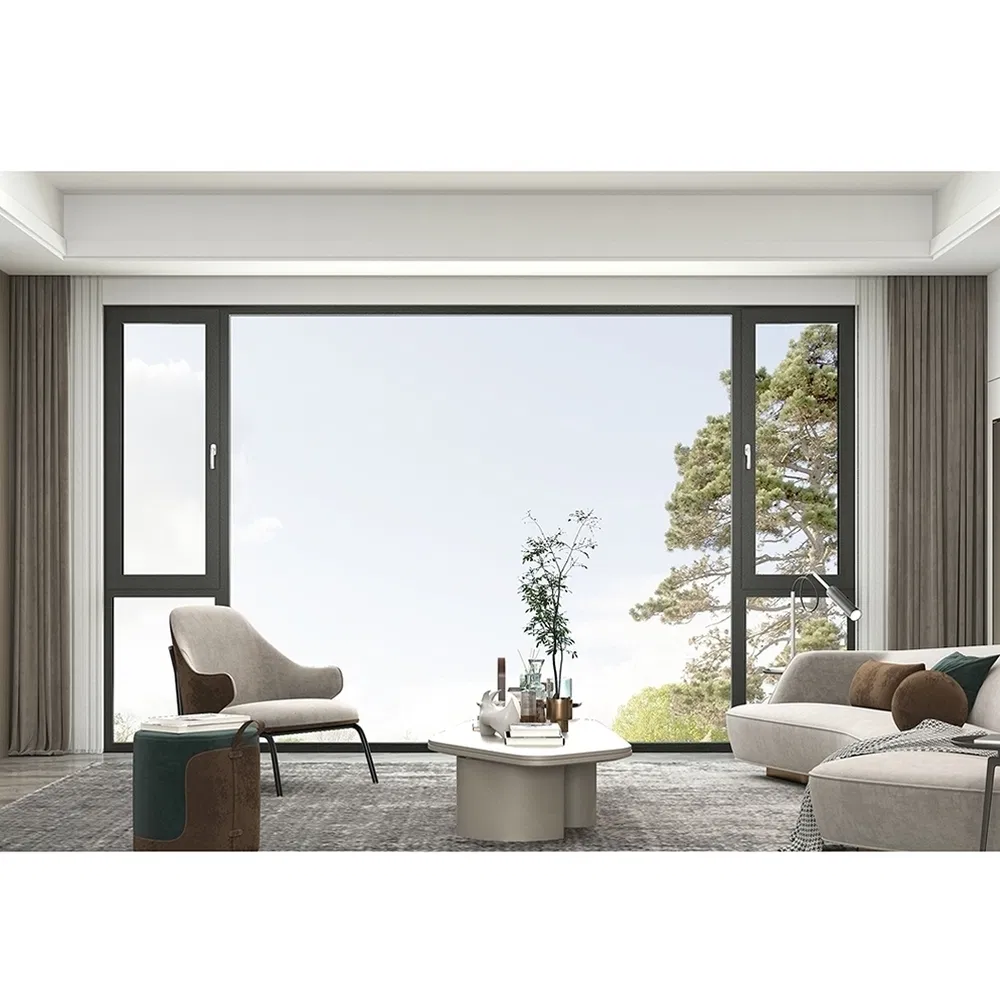 Cost Effective Inward Opening Ultimate Series Fixed Aluminum System Window
