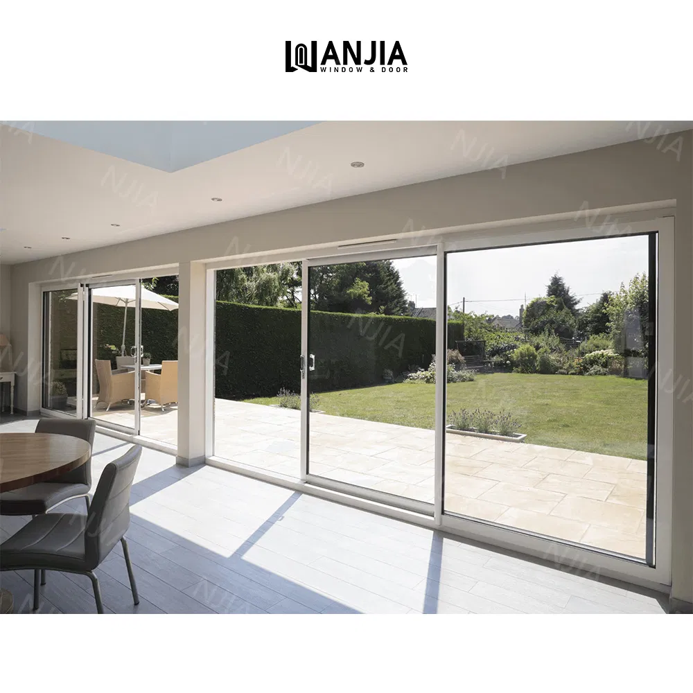 Customized Soundproof Exterior Glass Patio Door Aluminum Sliding Doors
