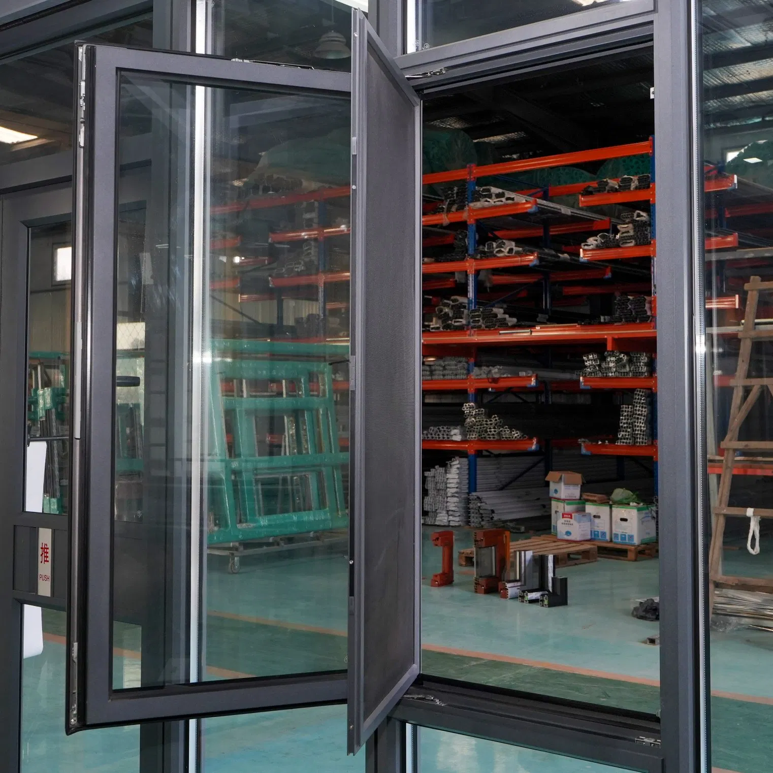 Thermal Break Soundproof Aluminum Window Factory Price Customizable Aluminium Windows and Doors