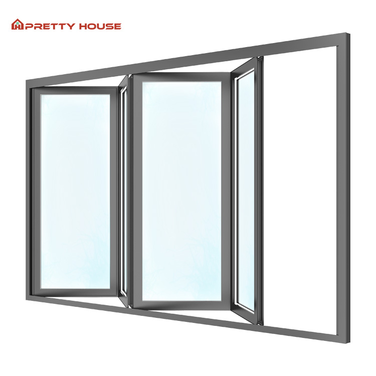 Waterproof Aluminum Door and Windows Factory Folding Bi-Fold Patio Door