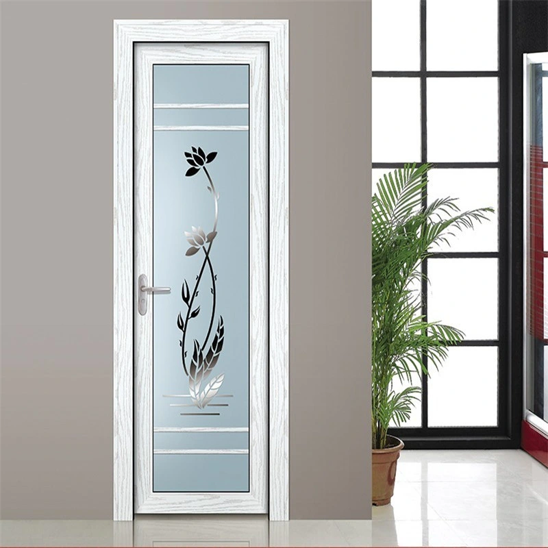 Aluminum Bathroom Door Design Swing Door PVC Bathroom Plastic Door