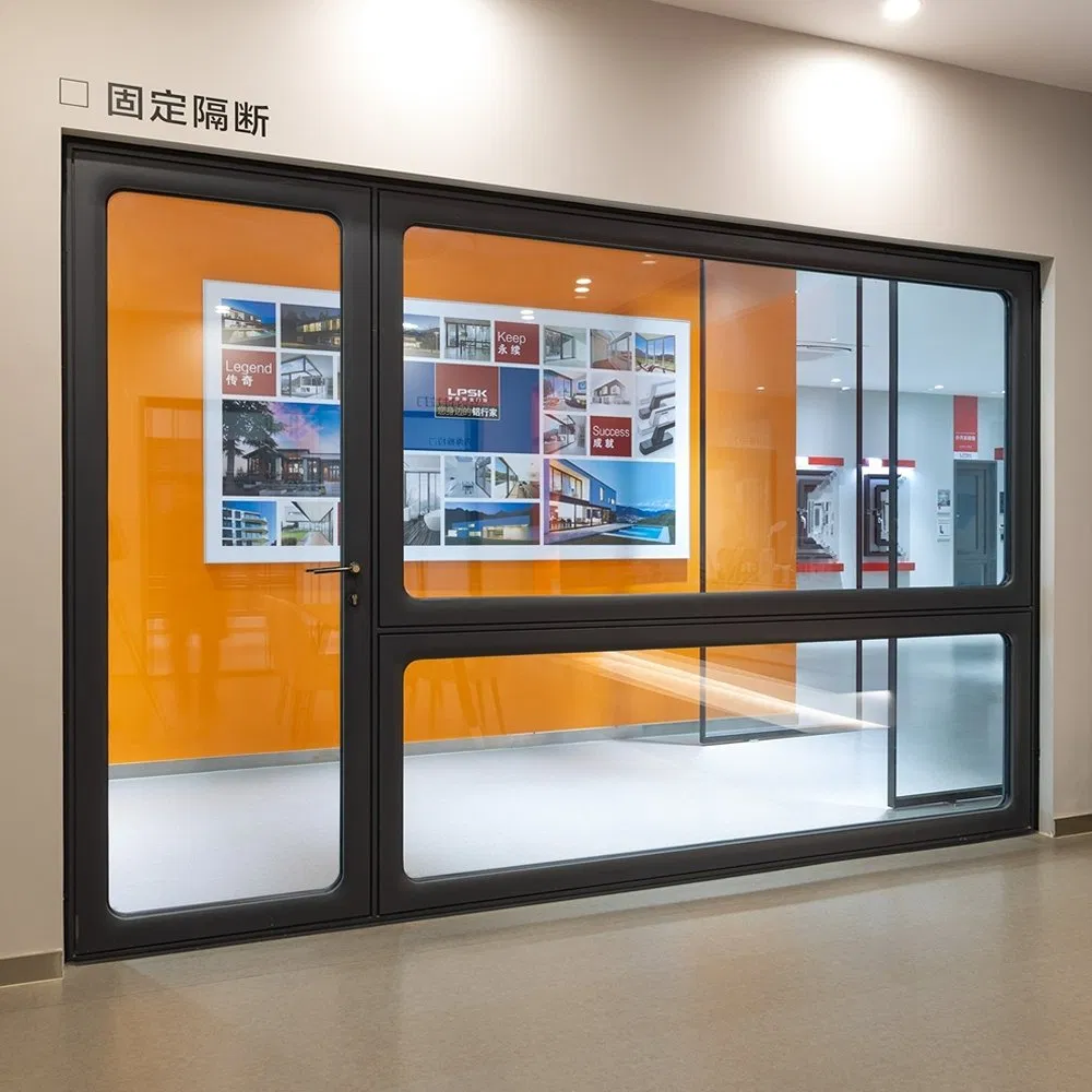 Custom Aluminum Simple Style Luxury Soundproof Double Glazed Casement Aluminium Balcony Doors