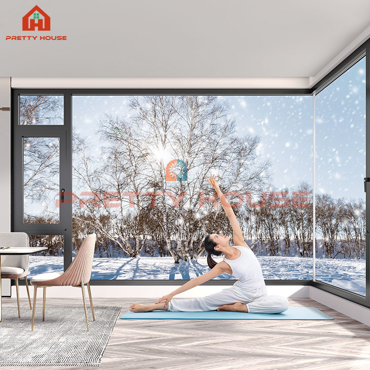 Soundproof Open out Specialty Aluminum Bay Windows