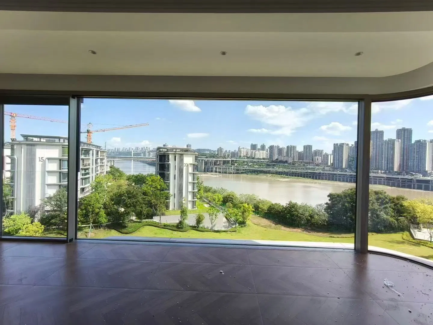 Custom Whole House Aluminium Doors and Windows Tempered Glass Waterproof Window