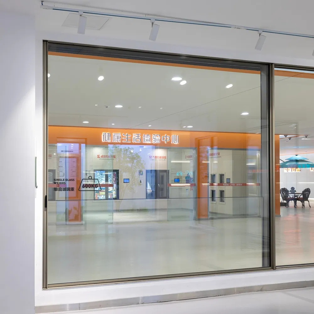 Metal glass door series