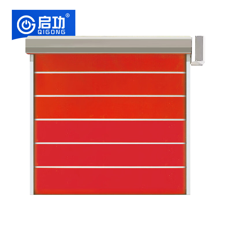 Low Maintenance Commercial Shopping Street Shop Front Aluminum High Speed Rolling Door